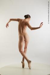Nude Woman White Standing poses - ALL Underweight medium brown Standing poses - simple Standard Photoshoot Pinup