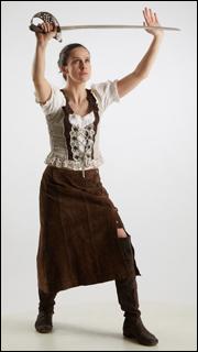 Fighting reference poses Zolzaya