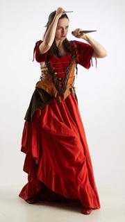 Fighting reference poses Zolzaya