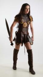 Fighting reference poses Zolzaya