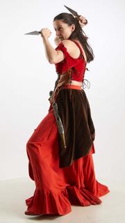 Fighting reference poses Zolzaya